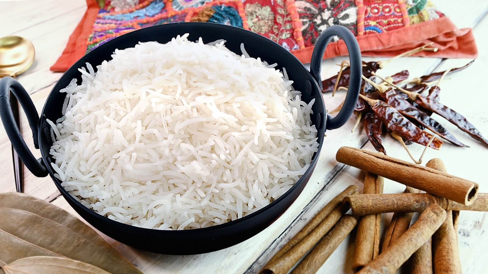 Whit Rice - Nour Mahal | Best Indian Food Restaurant